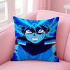 Cute Japanese Game DDragon Quest Slime Cushion Cover Pillow Case Soft Skin Friendly Fabric  Concealed Zipper