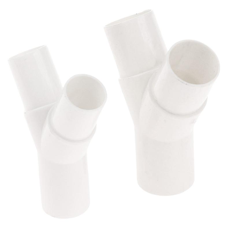 1Pc Pvc Plastic Pipe 3 Way Connector Y Type Tee Y Tee Fork Water Pipe Drip Box Joint 16Mm 20Mm