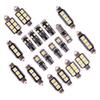 DC 12V 3W 20Pcs White Car Interior LED Light Kit Fit for Mercedes Benz C Class W204 2008 2009 2010 2011 2012 2013 2014