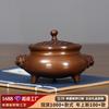 Copper Lion Head Ear Rattan Stove Sandalwood Plate Burner Tea Room Study Incense Supplies