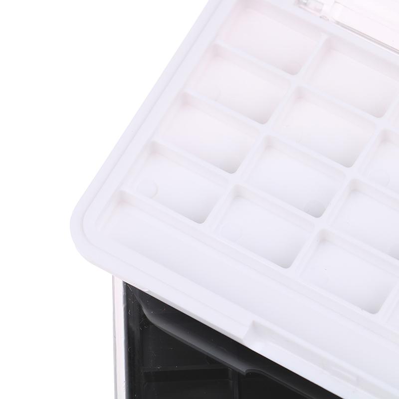 24 Bölmeli Kendin Yap Boş Far Paleti Paleti Allık Ruj Pudra Tutucu Kılıf