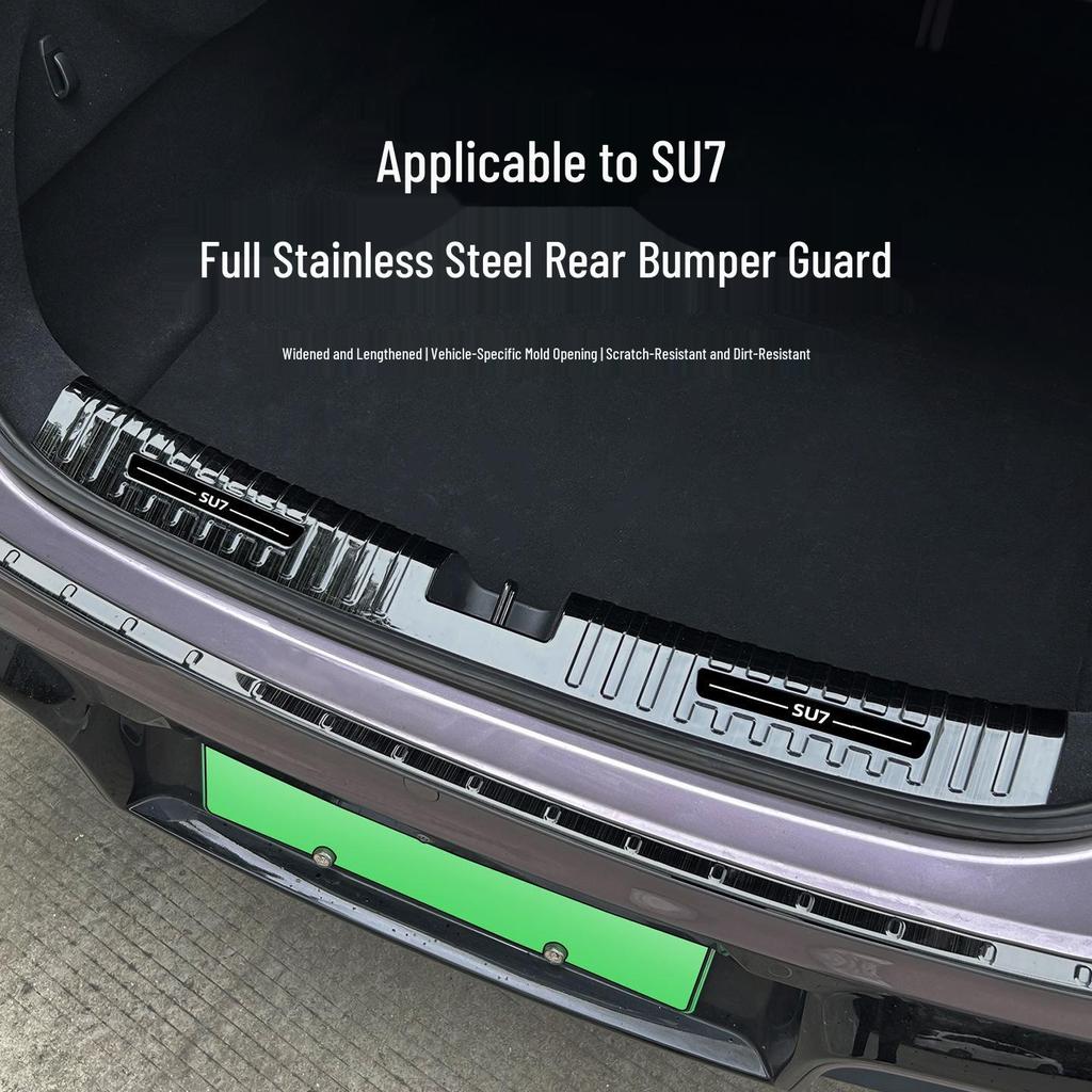 Xiaomi SU7 Rear Bumper Anti-Scratch Wear-Resistant Trunk Threshold Strip