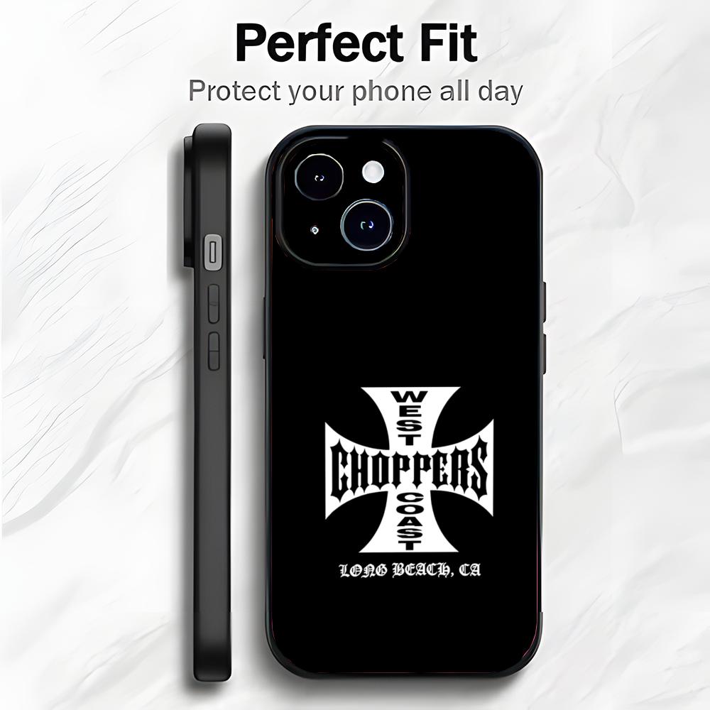 

American Brand W-West Coast Choppers Phone Case Phone Case Soft Packaging Lightweight For iPhone17 16 15 14 13ProMax iphone12promax