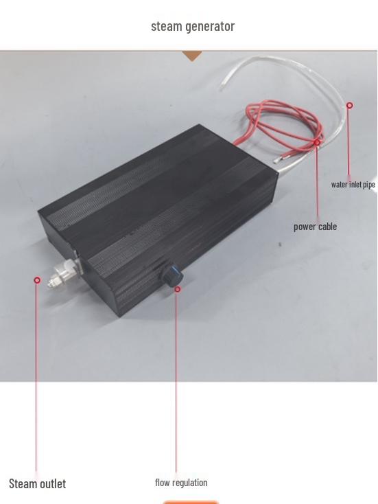 

Compact Electric Steam Generator with PTC Heater for Steaming, Curing, and Ironing 1KW 1-point connection