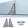 2Pcs Car Badge Scratch Guard Anti-collision Door Corner Cover For Renault Kangoo 2 Koleos 1 Modus Kadjar Captur Megane 1 2 3 4 T111