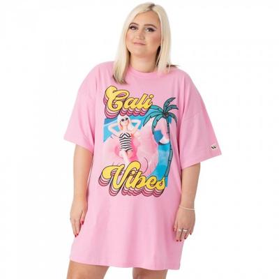Womens/Ladies Cali Vibes Oversized T-Shirt Dress