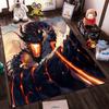 Fantasy Lava Dragon Carpet with Fierce Fiery Creature Design In Epic Style Suitable for Use As an Anti-slip1 For1room and Bedroom Sofas