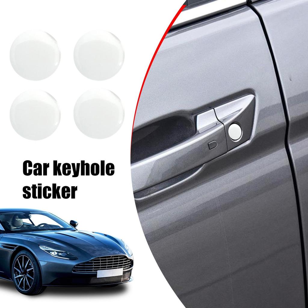Car Door Screws, Keyhole Cover | 4 Pcs Anti Blocking Car Keyhole Protector Decoration