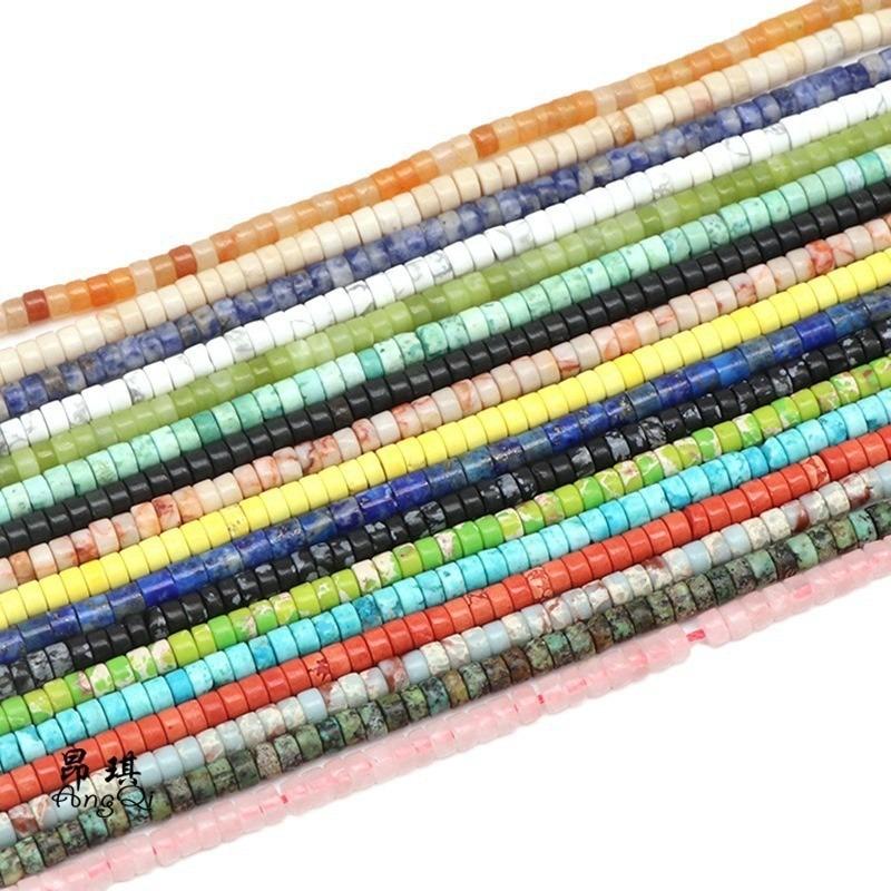 Adjustable Natural Stone Partition Beads Woven Bracelet - Fashionable Women's Bracelet Made of Woven Rope