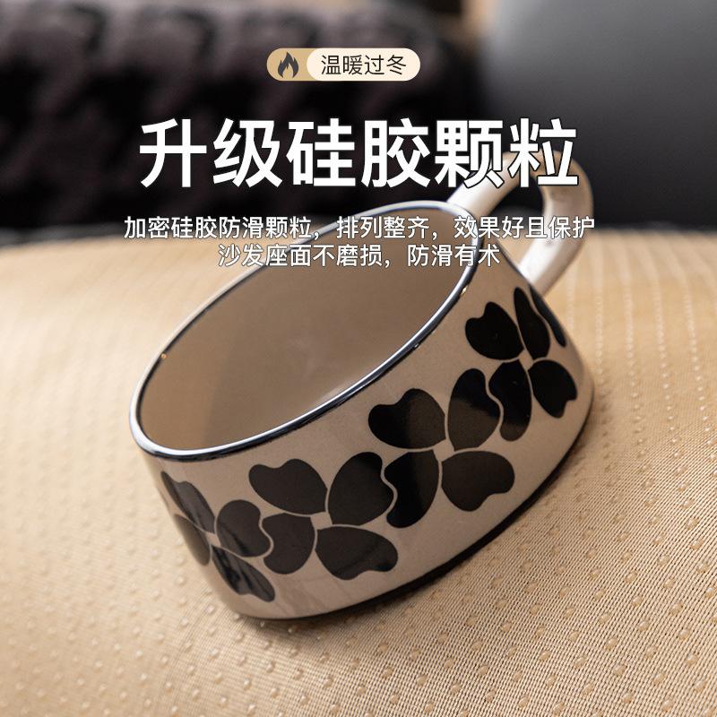 Autumn And Winter Plush Sofa Cushion  New Light Luxury High-End Non-Slip Seat Cushion Popular Sofa Cover Cover Cloth Towel