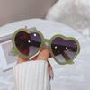 Cute Candy Color Hearts Kids Sunglasses Children Retro Pink Cartoon Sun Glasses Frame Girls Boys Baby Sunglasses UV400 Eyewear