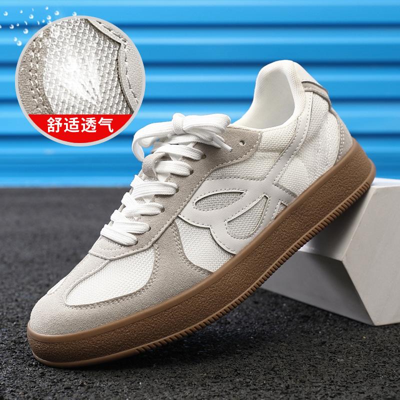 Retro Angola Red Platform Heightening German Training Shoes Men's 2025 Spring and Summer New Casual Board Shoes Sports Forrest Gump Shoes