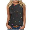 New Color Butterfly Tank Tops 3D Print Women O-Neck Casual Vest Off Shoulder Y2k Elegant Sleeveless Top Camisole Woman Clothing