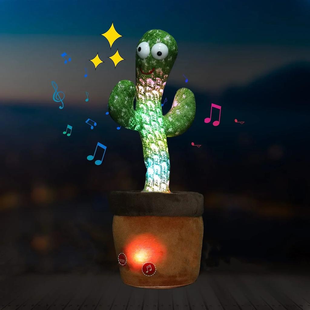1pcs/set Electronic Plush Toy for Children Gifts Dancing Talking Cactus Toys for Baby Boys and Girls