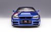 MOTORHELIX Scale Nissan Skyline NISMO CUSTOMIZED Bayside Blue Finished Model M83428 1/18 GT-R (R34)