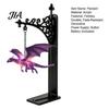 Fantasy-Thema Geschenk Magischer Fliegender Drache Bücherregal Lampe, Warmes Hängendes Nachtlicht, Harzfigur Leseecke Dekor, Einzigartig für Liebhaber Buch