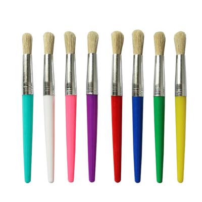 4 Teile/satz Kinder Borsten Haar Pinsel Öl Acryl Malerei Pinsel Liefert