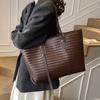 Luxury Woven Handbag For Women Large Capacity Top Handle Tote Bag Simple Casual Shoulder Bag New Vacation Commuter Underarm Bag