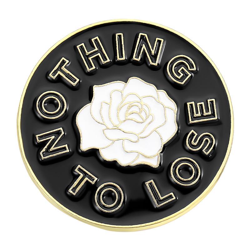 Creative Cartoon Cat Brooch Stylish Personalized Letter Pin For Fashion Accessories