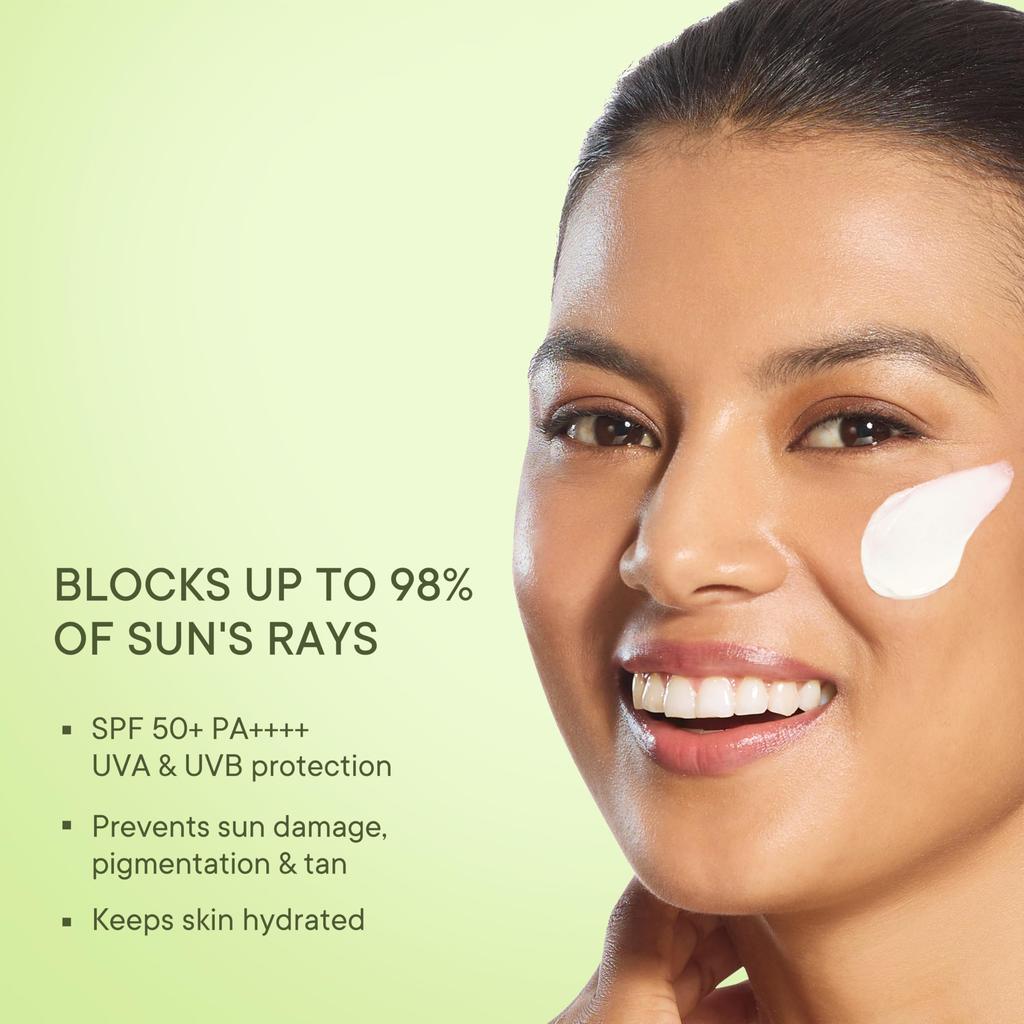 QUENCH BOTANICS Bravocado SPF 50+ PA++++ Korean Sunscreen With Vitamin E & Avocado For Glowing Skin, Lightweight & Non-Sticky, UVA & UVB Protecti