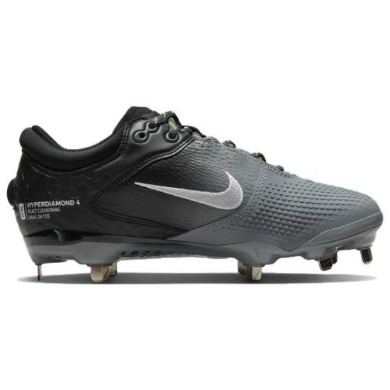 Nike HyperDiamond 4 Elite Low Black Cool Grey W - CZ5917-001