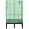 Vidaxl Raised Planter with Greenhouse, Rattan Look, 80X40X140 Cm
