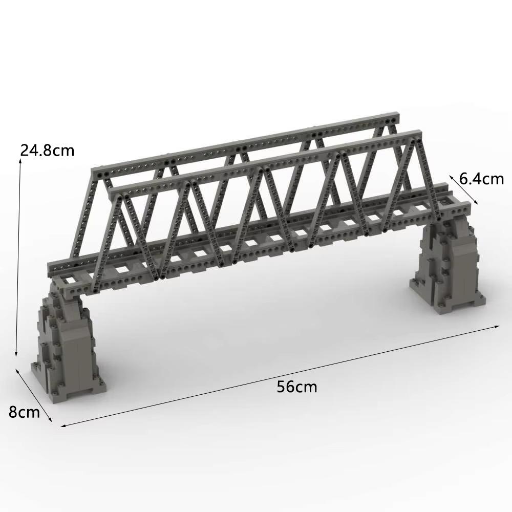 MOC Train Carriage Model, Rail Transport Vehicle, Coal Transport Vehicle, Rail Lift Pole Indicator Light, Train Accessories