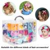 Stackable 3-Tier Plastic Storage Box Adjustable Compartment Toy Container Clear Jewelry Sundries Organizer Home Storage Supplies