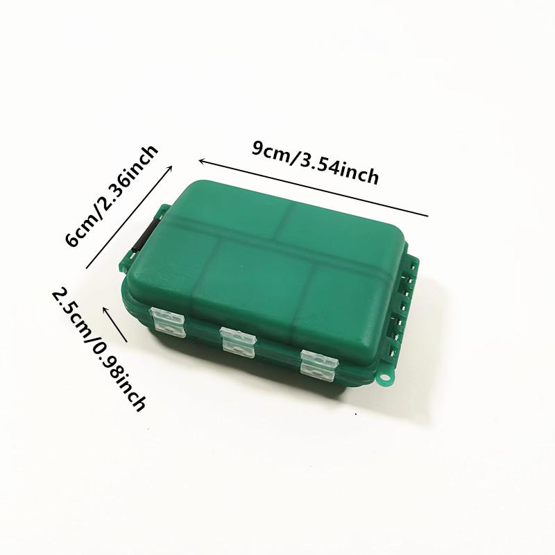 Multi-functional 10 Grid Plastic Fishing Storage Box for Fish Hooks and Gear Accessories
