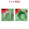 Christmas Headband LED Lights Christmas Gifts Snowflake Xmas Tree Hair Band Christmas Decorations for Girls Women New Year Gifts