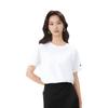 Li Ning Sports Lifestyle Series Solid Color Breathable Versatile Casual Short Sleeve T-Shirt Unisex T-Shirts White ATSU877-1
