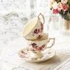 Cup and Plate French Restaurant Afternoon Tea Coffee Cup Home Furnishings British Retro Palace Style Ceramic Tea Pot Set Gift