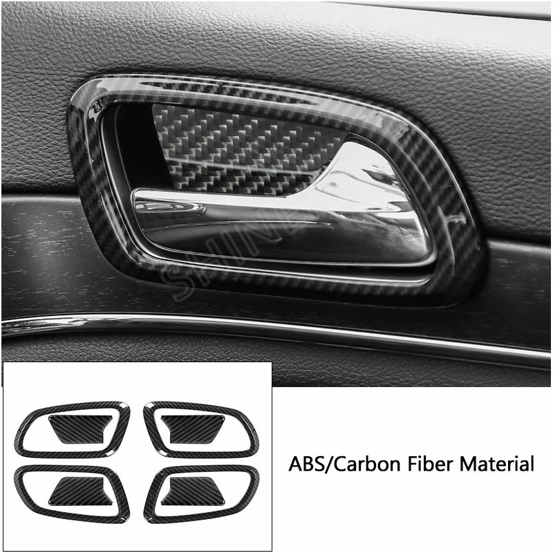 SHINEKA Carbon Fiber Stickers For Jeep Grand Cherokee Car Interior Decoration Cover Accessories For Jeep Grand Cherokee