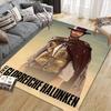 The Good, the Bad and the Ugly Printed Carpet, Home Sofa Decoration for Living Room & Bedroom, Non‑Slip Play Flannel Floor Mat for Game Room