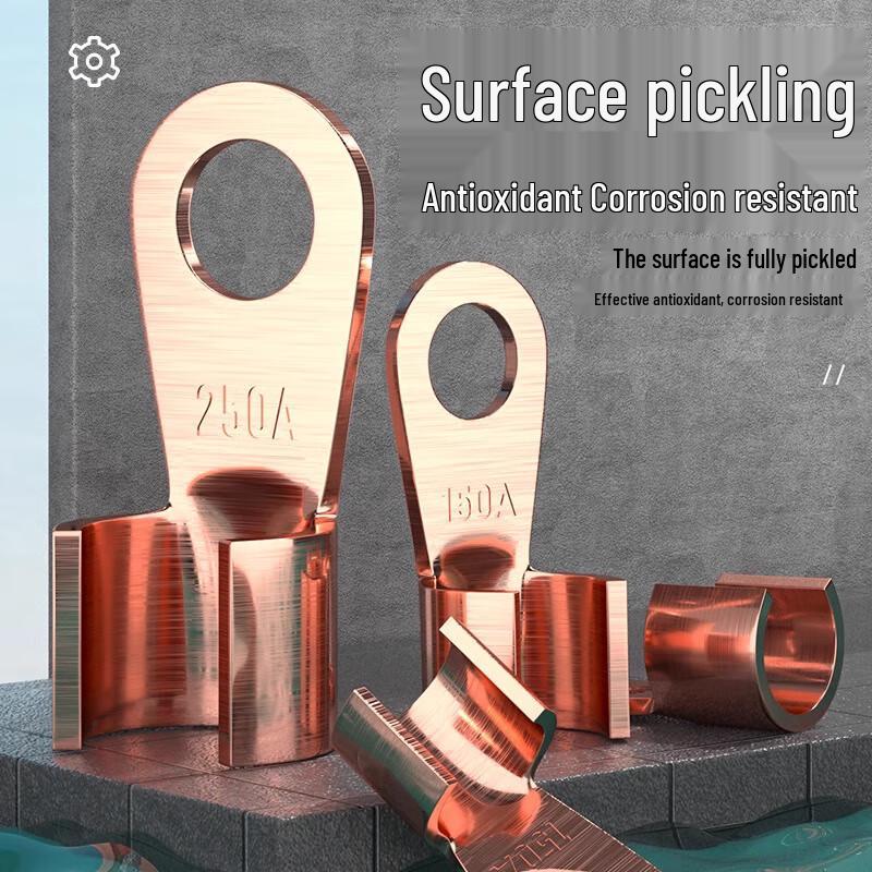 Yicheng OT-10A Tinned Copper Open Fork Terminal Connectors