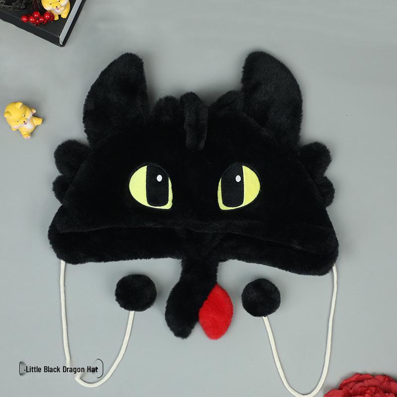 Anime Cat Ear Plush Hat - Cute, Warm, Versatile Tie-up Earflap for Trendy Style