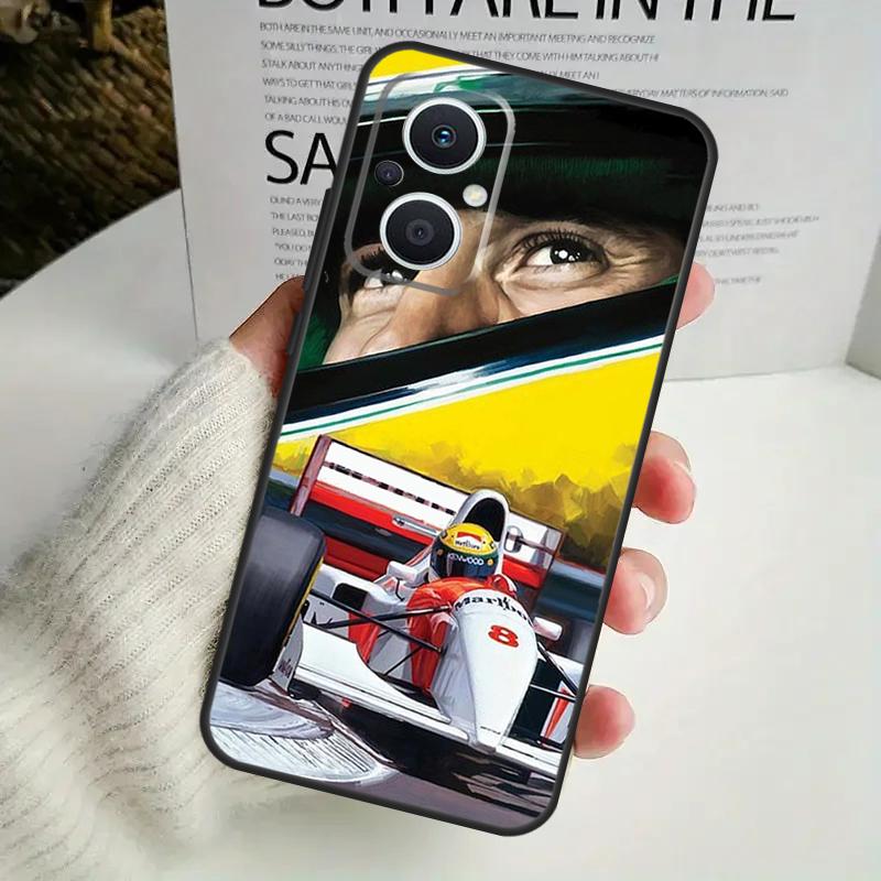 Ayrton Senna F1 Racing Für OPPO Reno 11 F 10 Pro 4Z 5Z 8T 4 5 6 7 8 Lite OPPO Find X3 X6 Pro X2 Neo X5 Lite Hülle