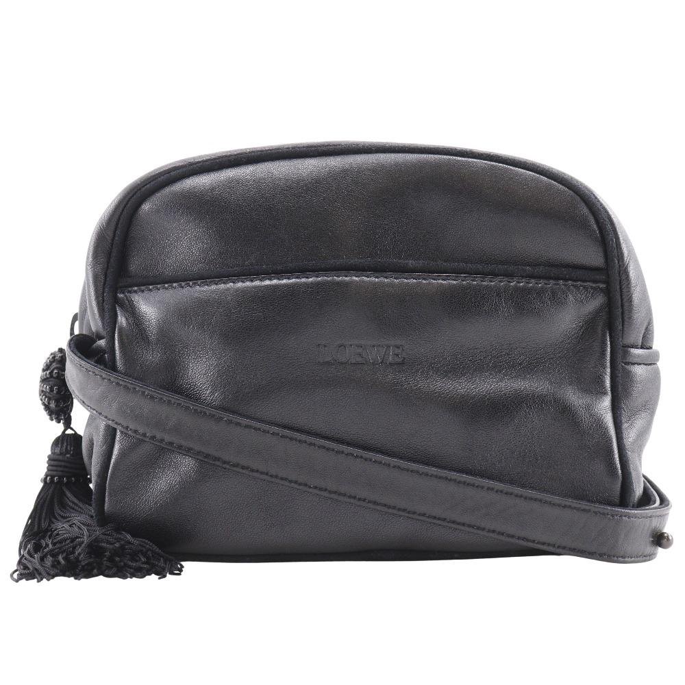 

LOEWE Shoulder Bag vintage black lambskin Women Used