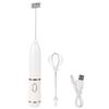 Electric Handheld Milk Frothers For Cappuccino Cream 3 Speeds Kitchen Egg Whisk Mixer Rechargeable USB Mini Coffee Maker Whisk