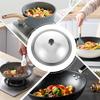 Stainless Steel Pot Lid 34Cm Anti-Scald Cover For Pots Pans Oil Splatter Guard Heat Resistant Cooking Tool Kitchen Gadget