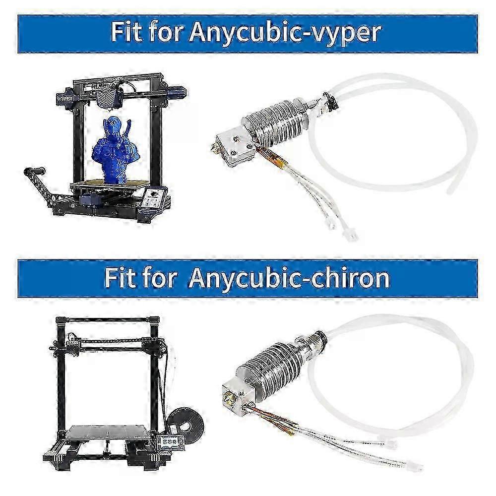 3D Printer Hotend For Anycubic Vyper Chiron 24V 40W Heater With Hotend Heat Sink 3D Print Parts J Head Extruder 04mm Nozzle,zxl