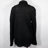 Fendi Zucca Long Sleeve Shirt Black Wool Women Used