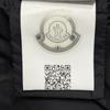 Used MONCLERDown jacket black Nylon mens