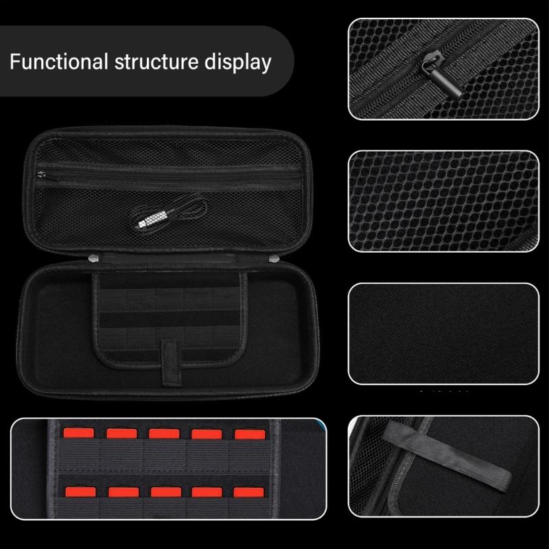Portable Storage Solution Shock-absorb Scratch-resistant Hard EVA Conatiner Case Storage Bag for Odin 2 Consoles