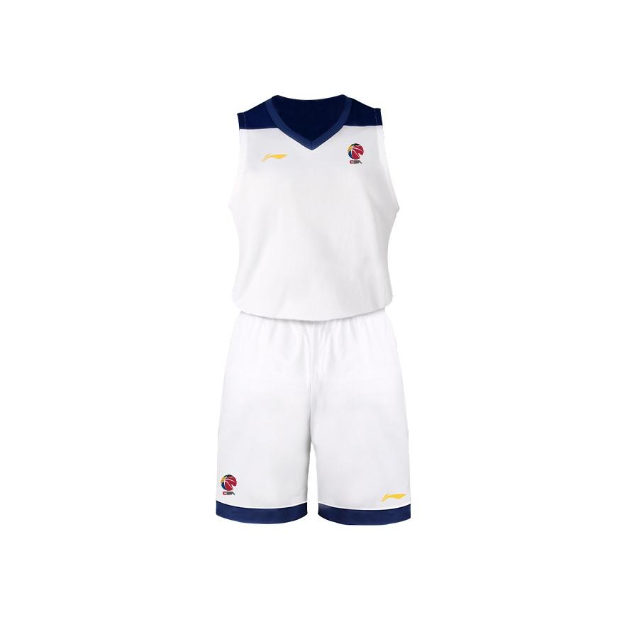 

Li Ning CBA Game Jersey Training Quick-Dry Breathable Practical Shorts Basketball Set Unisex sportswear YATU039-1+CBALOGO M