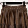 Elegant Plus Size Lace Patchwork Mid-Length Autumn Skirt