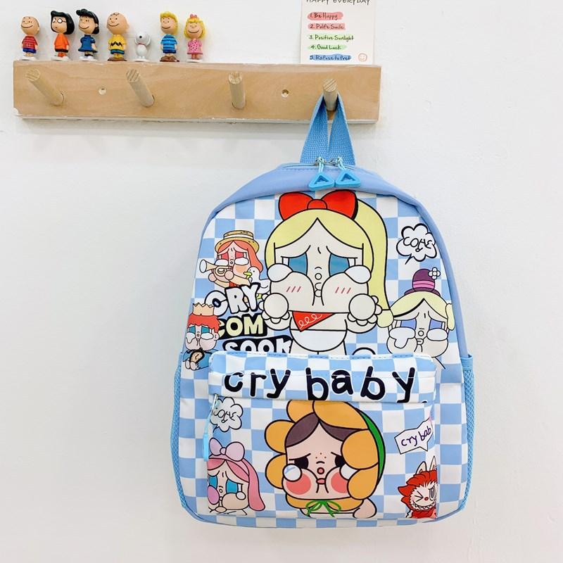 Cry Cartoon Baby Backpack Large Capacity Lightweight Backpack Backpack Student
