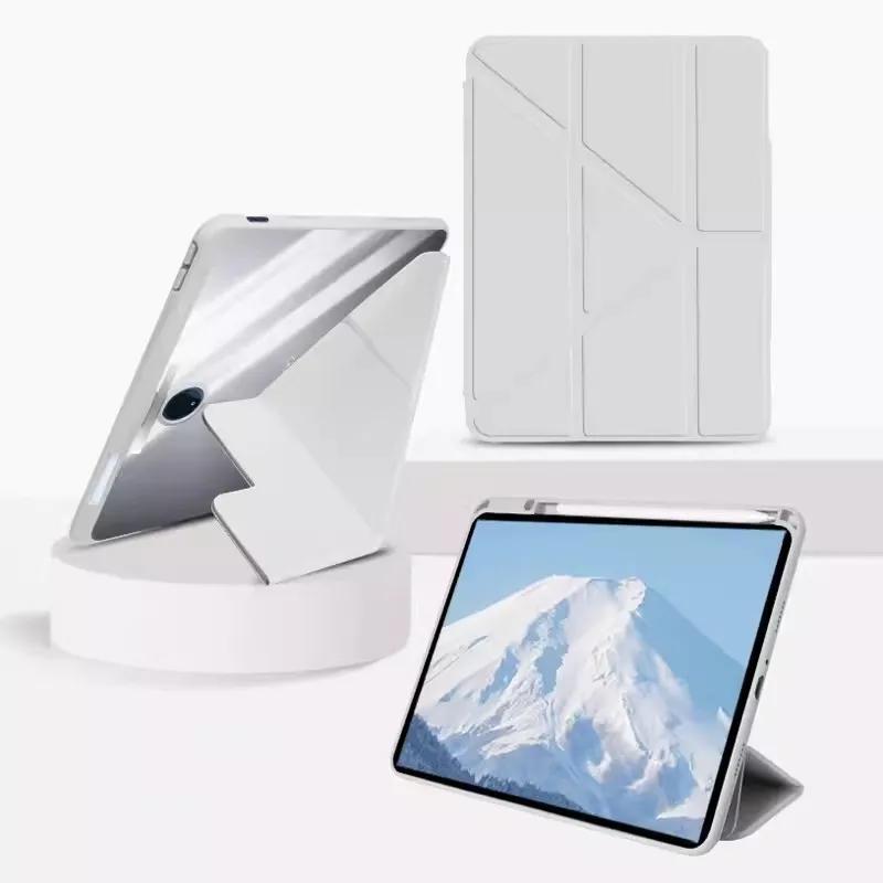 Case for OPPO Pad 2 4 Pro 13.2'' Neo OnePlus Pad 2 12.1 Pro 12.1 Pad 11.61 GO 11.35 Acrylic Shockproof Buckle Tower Cover