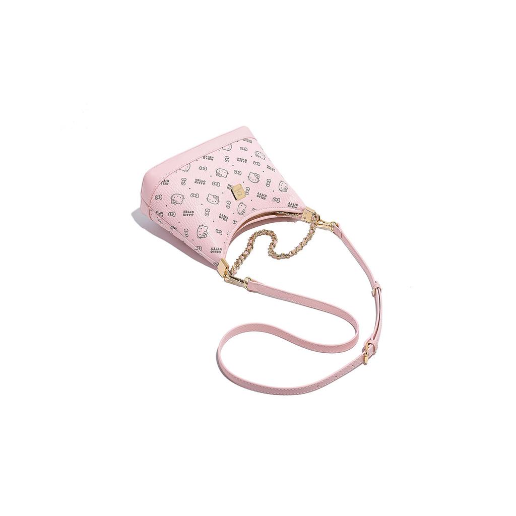New Sanrio Hello Kitty PU Portable Crossbody Bag, Shoulder Bag Women's Pink/Brown/Milk Tea SHHF41588