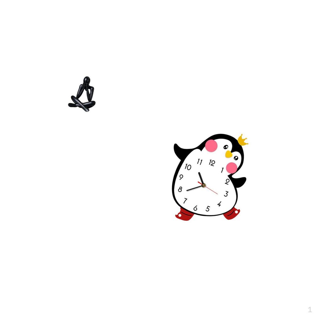 Modern Penguin Figurine Sculpture Decorative Collectible Ornament for Living Room Bedroom Bookshelf